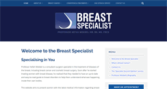 Desktop Screenshot of breastspecialist.co.uk