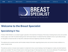 Tablet Screenshot of breastspecialist.co.uk